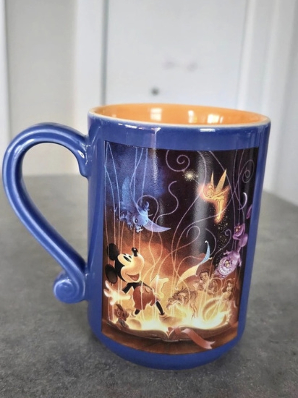 Disney Walt Disney World Storybook Collection Mug Blue & Orange